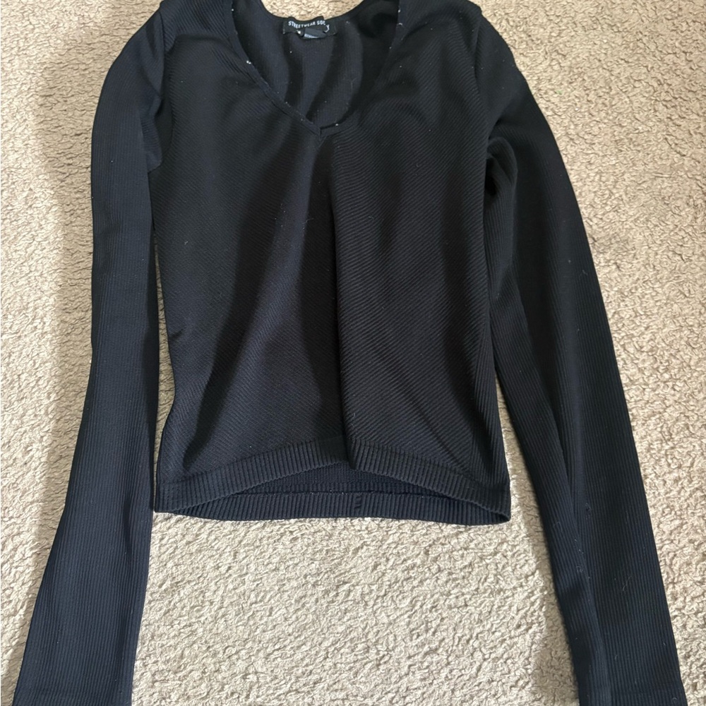 Elegant Black Women's Top